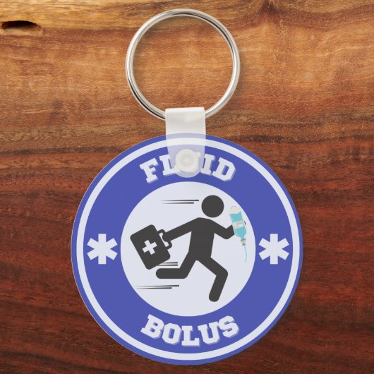 Vloeibare bolus-Sleutelhanger Sleutelhanger (Achterkant)