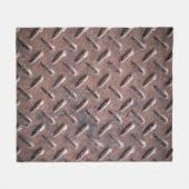 Vloeibare borden van het oude loopvlak, abstract fleece deken (Voorkant (Horizontaal))