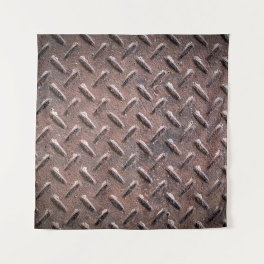 Vloeibare borden van het oude loopvlak, abstract wandkleed (Voorkant)