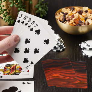 Vloeibare brand door Shirley Taylor Pokerkaarten