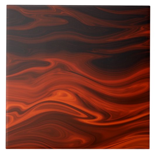 Vloeibare brand door Shirley Taylor Tegeltje (Voorkant)