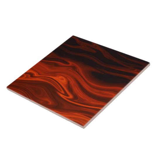 Vloeibare brand door Shirley Taylor Tegeltje (Zijkant)