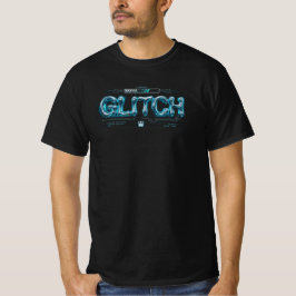 Vloeibare Chrome Typografie T-shirt