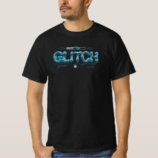 Vloeibare Chrome Typografie T-shirt