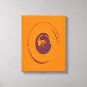 Vloeibare cirkels - Gewikkeld canvas Afdruk (Voorkant)