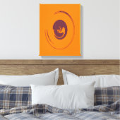 Vloeibare cirkels - Gewikkeld canvas Afdruk (Insitu (Slaapkamer))