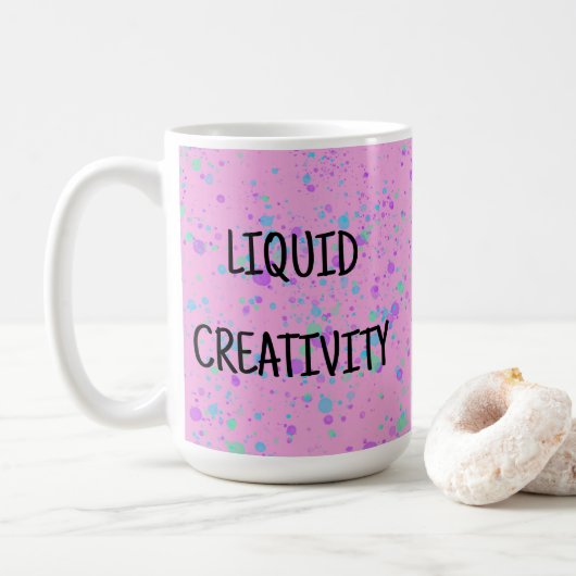 Vloeibare Creatviteit Mok (Met donut)