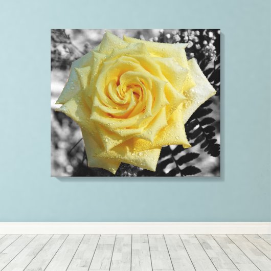 vloeibare diamanten canvas afdruk (Insitu (Houten vloer))