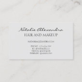 Vloeibare draai groen roze patroon visitekaartje (Achterkant)