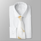 Vloeibare draai marmeren beige crème Stropdas (Gebonden)