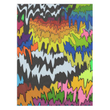 Vloeibare Drip Kleurrijke Groovy Streep Trippy Pat