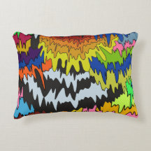 Vloeibare Drip Kleurrijke Groovy Stripe Trippy Pat