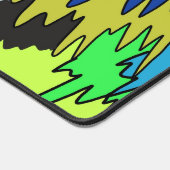 Vloeibare Drip Kleurrijke Groovy Stripe Trippy Pat Bureaumat (Hoek)