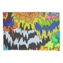 Vloeibare Drip Kleurrijke Groovy Stripe Trippy Pat