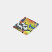 Vloeibare Drip Kleurrijke Groovy Stripe Trippy Pat Post-it® Notes (Schuin)