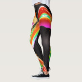 Vloeibare dromen: Mesmerizing Abstracte liquide Lu Leggings (Links)