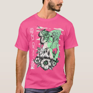 Vloeibare drum en bas Oerwoud EDM DNB Rave T-shirt