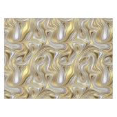 Vloeibare Elegantie - Metallic vloeibaar patroon Tafelkleed (Voorkant (Horizontaal))