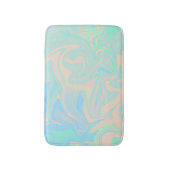 Vloeibare faux holografische israëlische textuur badmat (Voorkant Verticaal)