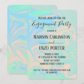 Vloeibare faux holografische israëlische textuur kaart (Voorkant / Achterkant)