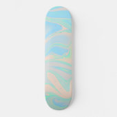 Vloeibare faux holografische israëlische textuur persoonlijk skateboard (Voorkant)