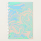 Vloeibare faux holografische israëlische textuur planner (Voorkant)