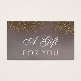 vloeibare glitter-kaartje visitekaartje