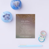 vloeibare glitters flyer (Enkel)