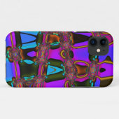 vloeibare golven Case-Mate iPhone case (Achterkant (horizontaal))