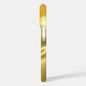 Vloeibare Gouden Abstracte Glans Case-Mate iPhone Case (Achterkant / Links)
