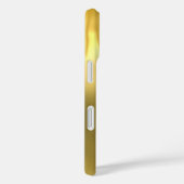 Vloeibare Gouden Abstracte Glans Case-Mate iPhone Case (Achterkant / Rechts)