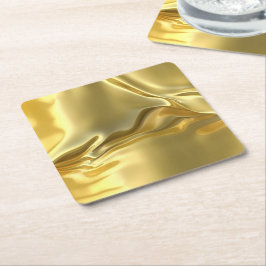 Vloeibare Gouden Digitale Print Kartonnen Onderzetters