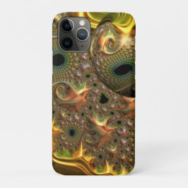 Vloeibare Gouden Fractale Droom  Case-Mate iPhone Case