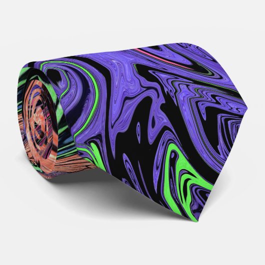 Vloeibare graffiti stropdas (Opgerold)