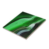 Vloeibare gras tegeltje (Zijkant)