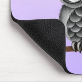 Vloeibare grijze kieuwen met bril, Paars Muismat (Hoek)