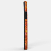 Vloeibare, heldere rode textuur met gele tinten Case-Mate iPhone case (Achterkant/rechts)