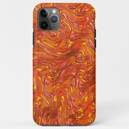 Vloeibare, heldere rode textuur met gele tinten Case-Mate iPhone case