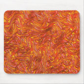 Vloeibare, heldere rode textuur met gele tinten muismat (Voorkant)