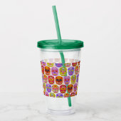 Vloeibare hemels Naadloos patroon 2018 Acryl Drinkbeker (Links)