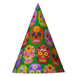 Vloeibare hemels Naadloos patroon 2018 Feesthoedjes