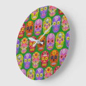 Vloeibare hemels Naadloos patroon 2018 Grote Klok (Hoek)