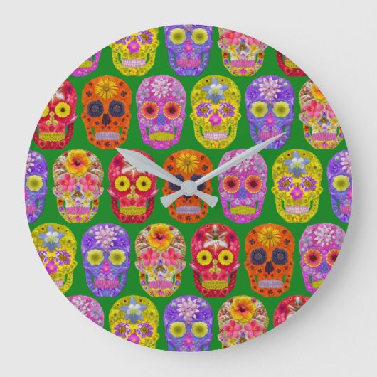 Vloeibare hemels Naadloos patroon 2018 Grote Klok (Voorkant)