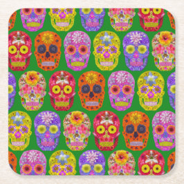 Vloeibare hemels Naadloos patroon 2018 Kartonnen Onderzetters