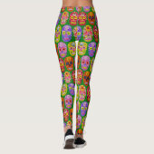 Vloeibare hemels Naadloos patroon 2018 Leggings (Achterkant)