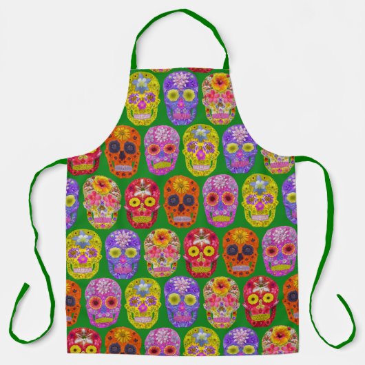 Vloeibare hemels Naadloos patroon 2018 Schort (Voorkant)