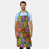 Vloeibare hemels Naadloos patroon 2018 Schort (Gedragen)