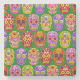 Vloeibare hemels Naadloos patroon 2018 Stenen Onderzetter