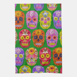 Vloeibare hemels Naadloos patroon 2018 Theedoek