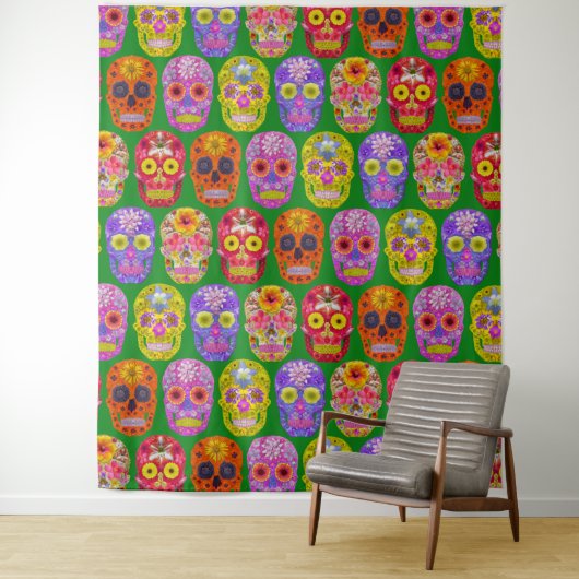 Vloeibare hemels Naadloos patroon 2018 Wandkleed (In situ)